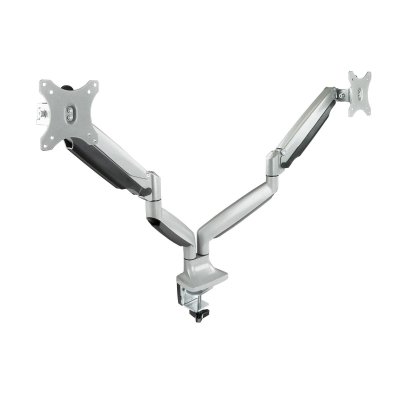 TOOQ  13-27&acute;&acute; Double Arm For Monitor Argent&eacute;