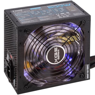 TOOQ  Xtreme Gaming Energy Ii 600w 80+ Power Supply Noir