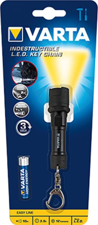 VARTA Torche LED  ""Key Chain pouces avec porte-cl&eacute;s indestructible 