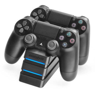 SNAKEBYTE Tour de charge Twin Charge 4  pour manette PS4 noire