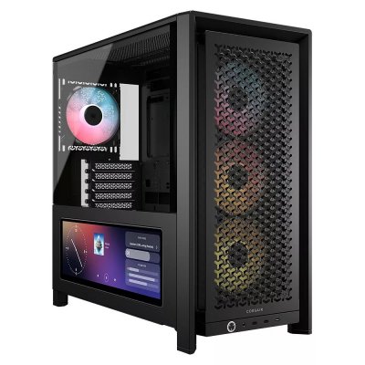 CORSAIR Tour midi  FRAME 4000D LCD RS ARGB Bo&icirc;tier PC noir