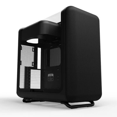 HYTE Tour midi   X50 Pitch Black Bo&icirc;tier PC, Bo&icirc;tier gaming Black