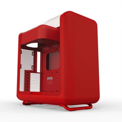 HYTE Tour midi  Wild Cherry Bo&icirc;tier, Bo&icirc;tier PC, Bo&icirc;tier gaming rouge
