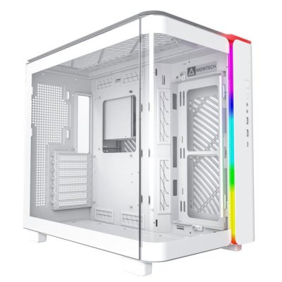 MONTECH Tour midi  KING 95 Tempered Glass ARGB Bo&icirc;tier PC blanc