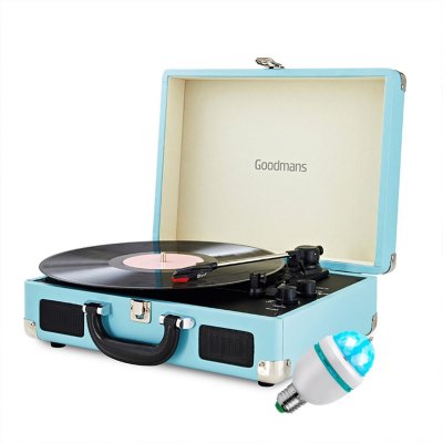 GOODMANS Tourne Disque -  - Retro - Bluetooth - 33/45/78 TOURS - Cuir PU