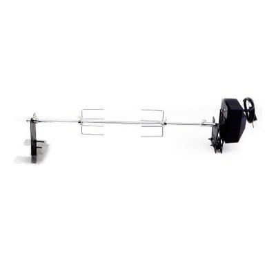 CHAR BROIL Tournebroche pour barbecue de 2 &agrave; 6 br&ucirc;leurs Char-Broil 