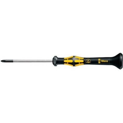 WERA Tournevis micro ESD 1550 PH 00 x 60 mm x 40 mm  1550 PH micro 05030110001 ESD PH 00