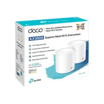 TP LINK TP-Link Deco X60 AX3000 WiFi 6 Mesh 2-pc