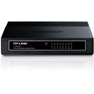 TP LINK TP-LINK TL-SF1016D Switch 16 Ports 10/100Mbps (Bureau, Bo&icirc;tier Plastique)