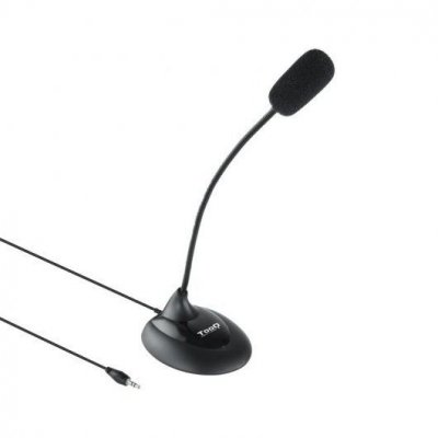 TOOQ TQMM-213 Microphone multim&eacute;dia Flexible Jack 3,5 mm on/Off Noir