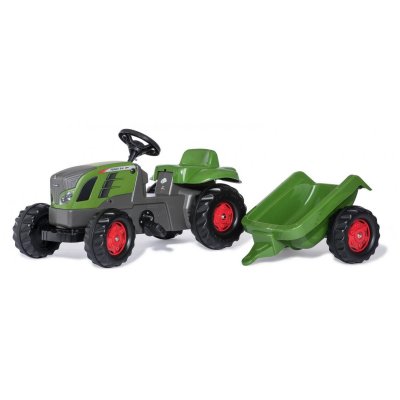 ROLLY TOYS Tracteur &Agrave; P&eacute;dales Fendt Avec Remorque