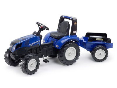 FALK Tracteur New Holland et remorque
