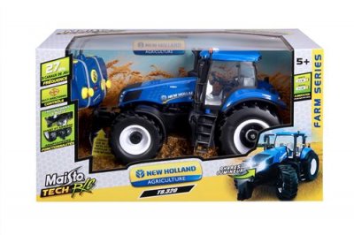 MAISTO Tracteur radiocommand&eacute;  Tech New Holland 1:16 