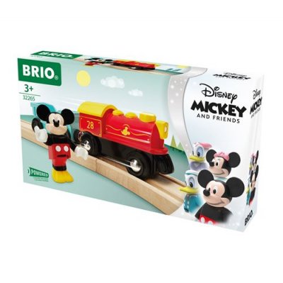Train &agrave; pile Mickey Mouse Brio 