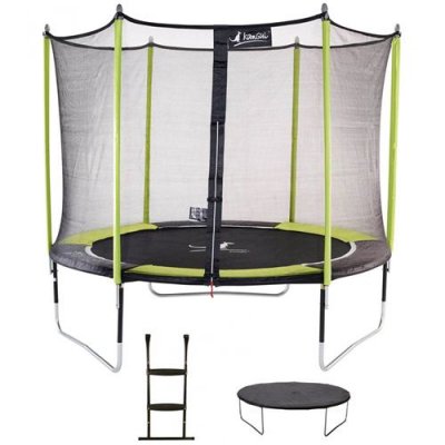 GENERIQUE Trampoline de jardin 305 cm + filet de s&eacute;curit&eacute; + &eacute;chelle + b&acirc;che de protection