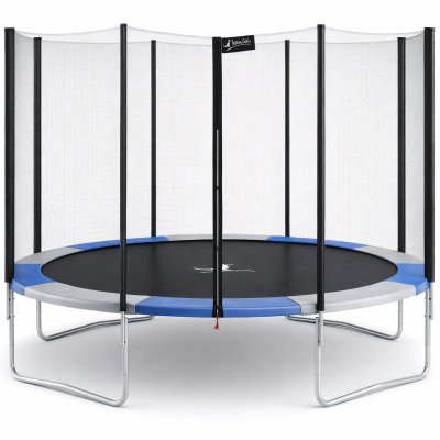 KANGUI Trampoline de jardin RALLI 430 - &Oslash; 430 cm - Filet de s&eacute;curit&eacute; 