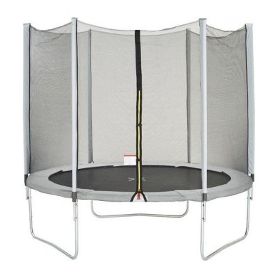 KANGUI Trampoline MAXI ECO &Oslash; 250 cm Gris - Filet 