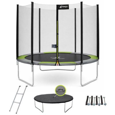 KANGUI Trampoline rond &Oslash;300cm avec filet, &eacute;chelle, b&acirc;che et kit ancrage - RALLI 300