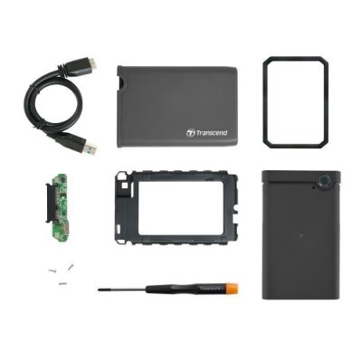 TRANSCEND  2.5&acute;&acute; Ssd/hdd Enclosure Kit Noir,Argent&eacute;