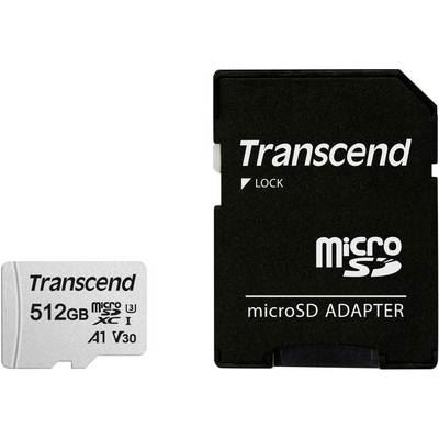 TRANSCEND  300S 512 Go MicroSDXC NAND, Carte m&eacute;moire