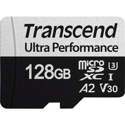 TRANSCEND  microSDXC 340S 128GB Class 10 UHS-I U3 A2
