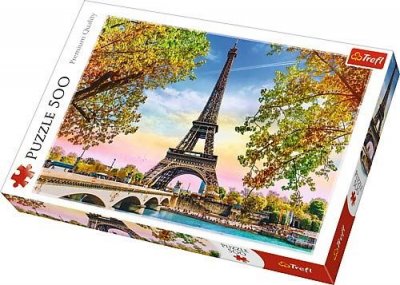 TREFL - puzzle mod&egrave;le paris 500 pi&egrave;ces, 37330, multicolore