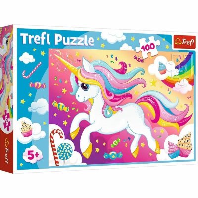 TREFL - Sch&ouml;nes Einhorn 100 Pi&egrave;ces Puzzle, 16386, Belle Licorne