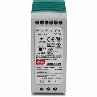TRENDNET  Ti-g50/ti-g62/ti-g80/ti-f11sfp Din Rail 24v 60w Power Supply Bleu