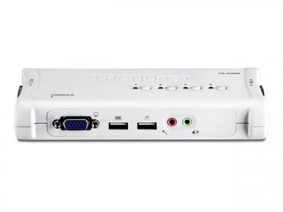 TRENDNET  TK-409K KVM 4 ports VGA USB +Audio+c&acirc;bles