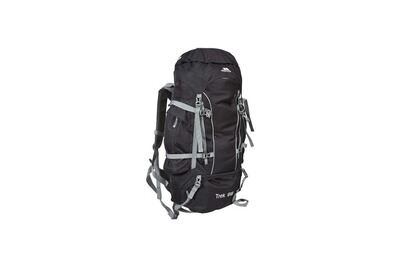 TRESPASS  Trek Sac &agrave; Dos Mixte Adulte, Gris Cendre, 66 litres