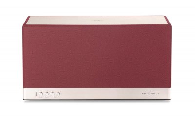TRIANGLE  AIO 3 - Enceinte Bluetooth WiFi/Multiroom (Rouge Ocre)