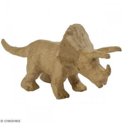  Tric&eacute;ratops &agrave; d&eacute;corer - 20 x 6,5 x 10 cm - D&eacute;copatch - couleur variant