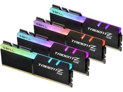 G.SKILL Trident z rgb f4-3200c16q-64gtzr 64 go 4 x 16 go ddr4 3200 mhz noir