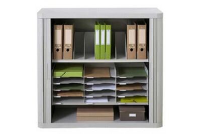 PAPERFLOW Trieur 10 cases fixes largeur 90 cm - gris