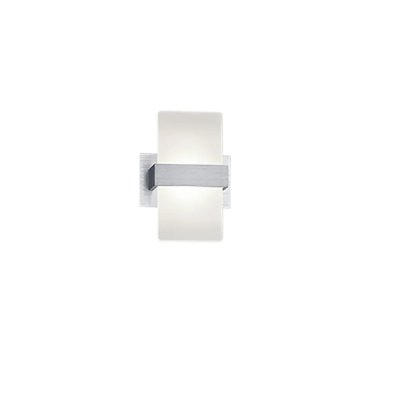 TRIO  Leuchten 274670105 Wandleuchte, Aluminium, Silber, Wei&szlig;