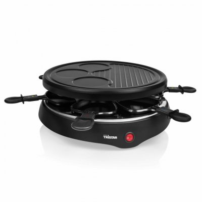 TRISTAR  Grill &agrave; raclette pour 6 personnes 800 W 29 cm Noir 