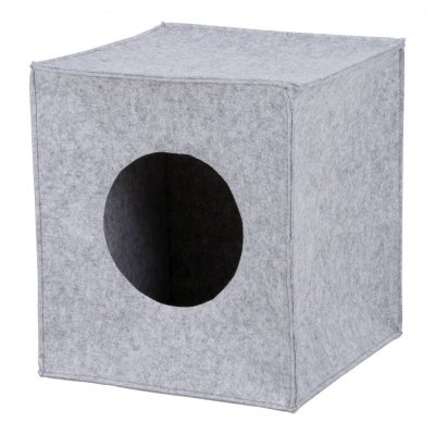 TRIXIE  Abri Douillet Anton pour Chat Gris 33 x 33 x 37 cm