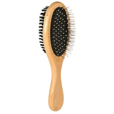 TRIXIE  Brosse Double Face pour Chien 6 cm x 21 cm 1 Unit&eacute;