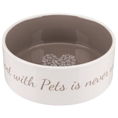 TRIXIE  Ceramic With Heart 20 Cm Bowl Marron 1.4 L