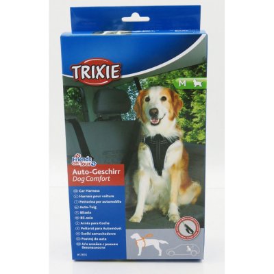 TRIXIE  Dog Protect Safety 20 Mm Harness Noir 50-65 cm