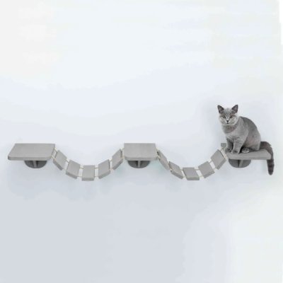 TRIXIE  - Echelle d'escalade pour chat 150 cm pour montage mural Gris