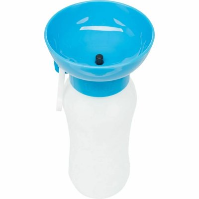 TRIXIE  - Gourde avec gamelle pour Boire pour Chiens Couleur al&eacute;atoire