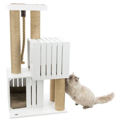 TRIXIE  Griffoir pour chats BE NORDIC Skadi Blanc et sable