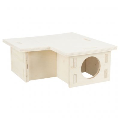 TRIXIE  Maison pour rongeurs &agrave; 3 chambres 30x12x30 cm Bois
