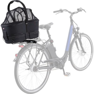TRIXIE  Panier arri&egrave;re de v&eacute;lo pour animaux compagnie 29x49x60 cm Noir