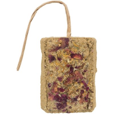  TRIXIE - Pierre d'argile aux Fleurs. pi&egrave;ce de100g. pour rongeurs.