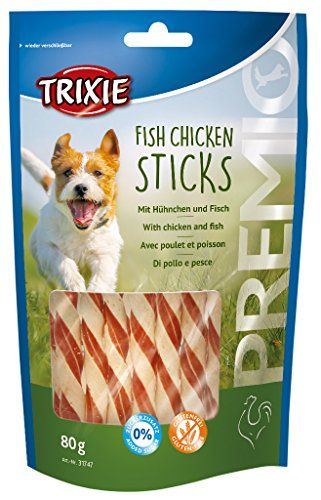 TRIXIE  PREMIO Sticks aux poulet et poisson - 80 g - Pour chien