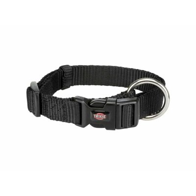MON ANIMALERIE Trixie Premium Collier pour chien Noir 35&ndash;55 x 20 mm