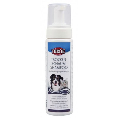 TRIXIE  Shampooing Mousse S&egrave;che pour Chien 230&nbsp;ml, Lot de 1