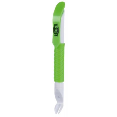 TRIXIE  Stylo Anti-Tique avec Lampe LED pour Chat 14 cm Rouge 1 Unit&eacute;
